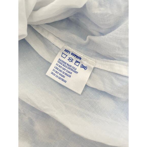 Pink City Prints Lolita Midi Dress Blue Tulip Block Print Smocked Tuckernuck - Picture 5 of 8